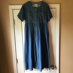 Vintage Lord & Taylor Denim Dress